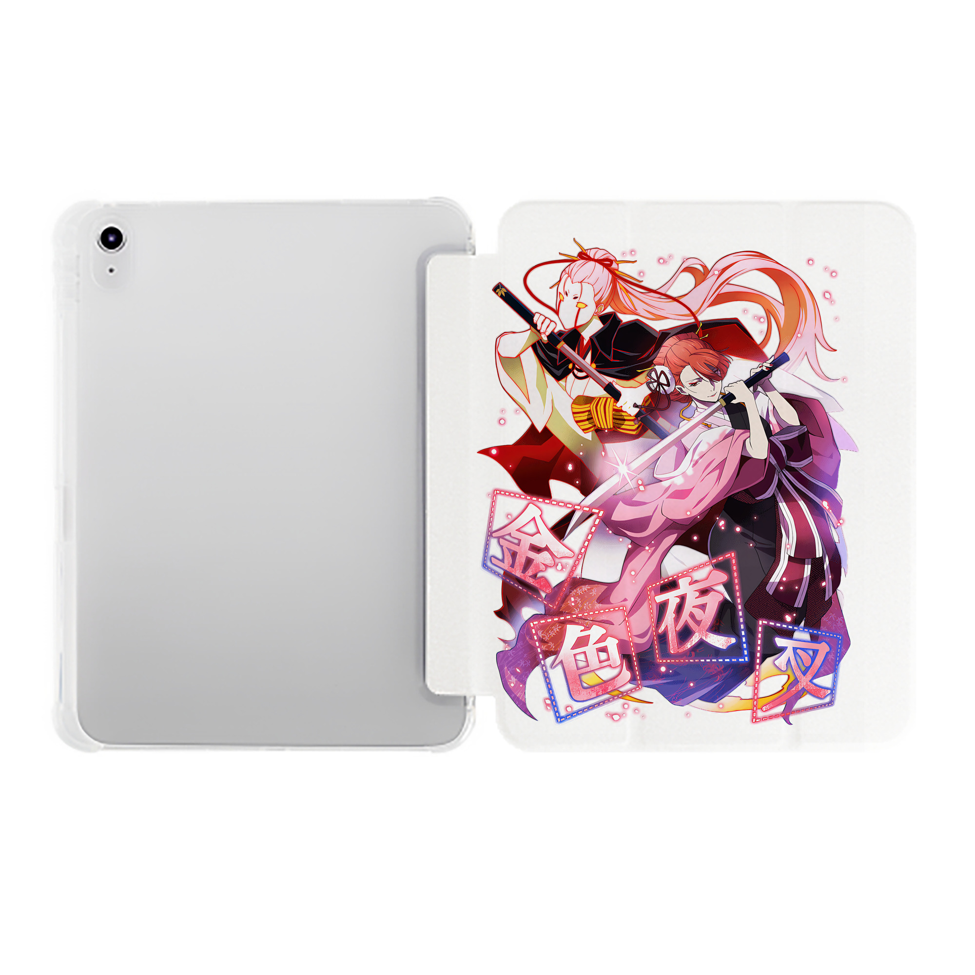 （画像用） 文豪ストレイドッグス Bungo Stray Dogs IPad ケース ペン収納付き 三つ折りスタンド PUレザー×シリコン 対応機種9.5/10.5/10.9インチ